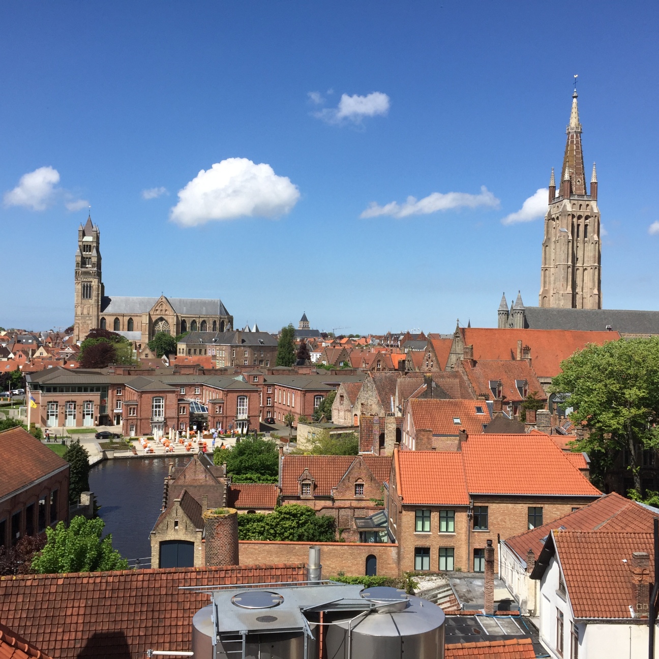 Gorgeous Rooftop View of downtown Bruges